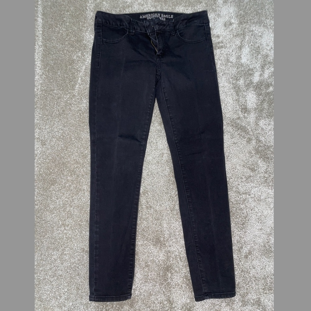 American Eagle Jegging (Black, Size 8 Short)